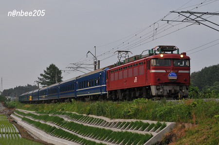 2022ﾚ「あけぼの」　EF81 137+24系9B