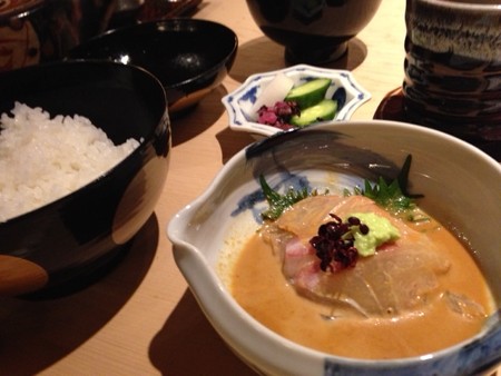 銀座ランチ 銀座うち山で 鯛茶弁当 食いしん坊の古典鑑賞雑録