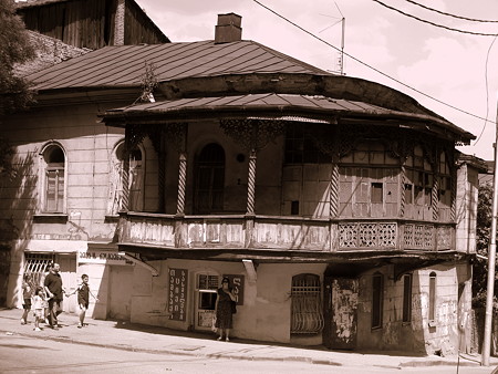 グルジア　トビリシの旧市街