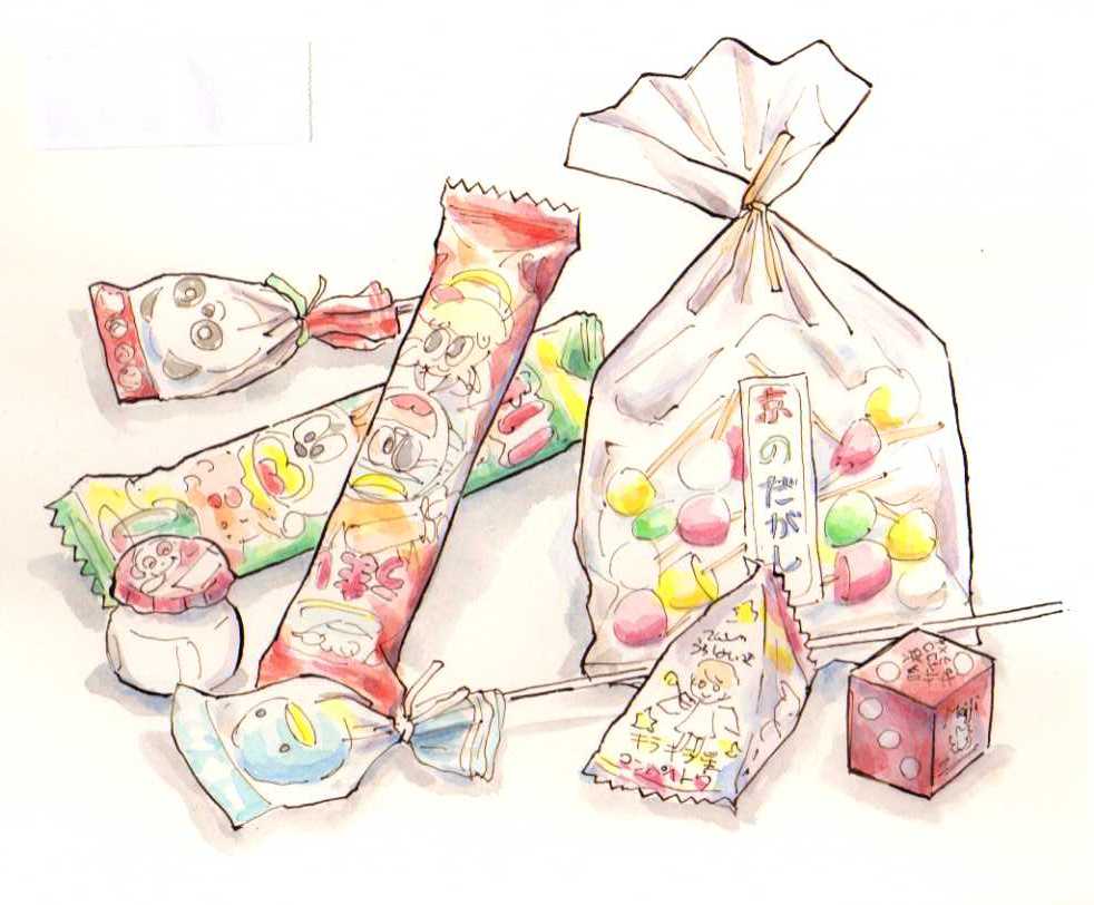 無料ダウンロード 駄菓子 イラスト イラスト素材 ベクター クリップアート Yukiko
