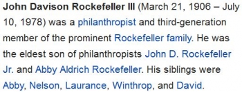 wikiJohn D Rockefeller III