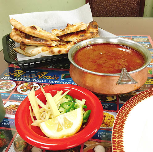 味が落ちていくカレー@Al Amin