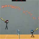 Stick Figure Badminton 3