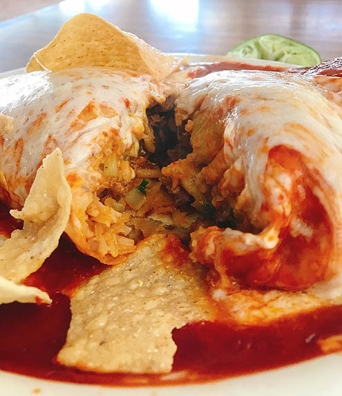 濡れたブリトー