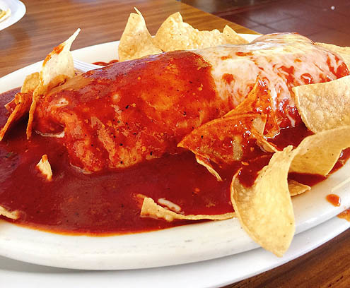 濡れたブリトー