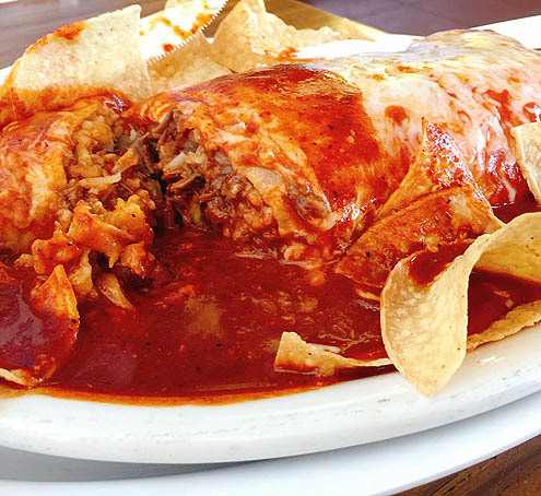 濡れたブリトー