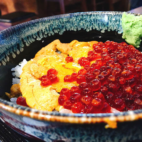うにいくら丼@げこ亭