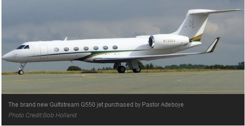 RCCG adeboye private jet