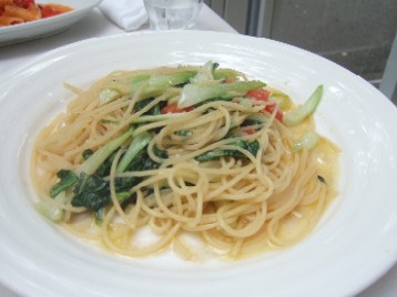 青梗菜とアンチョビ