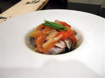 真鯖とアボカドのタルタル