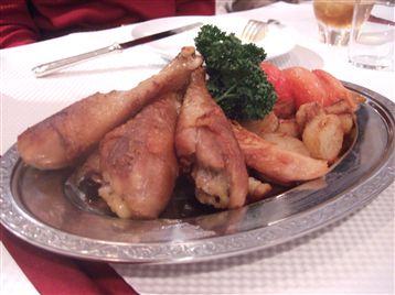 軍鶏のコンフィ