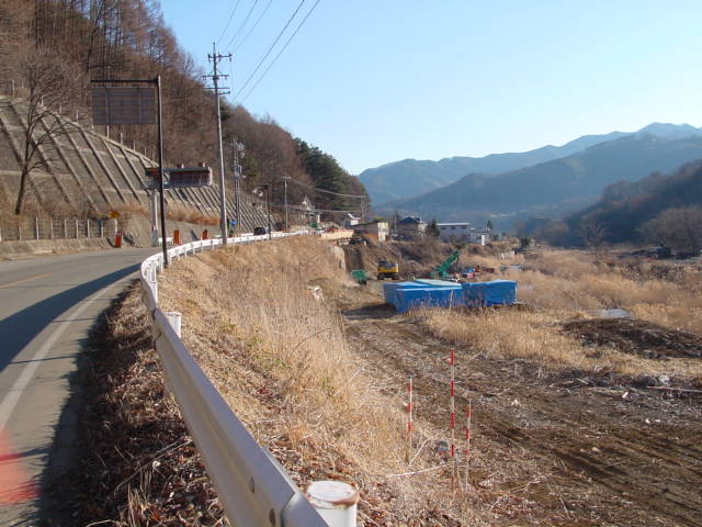 メルヘン街道に高速の取り付け道