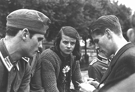 Hans Scholl, Sophie Scholl, and Christoph Probst_R