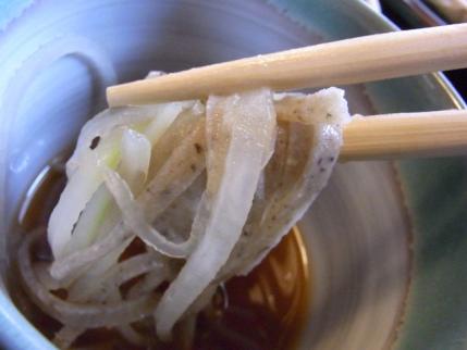 11-1-29　ランチ蕎麦と大根