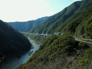 川を眺めて