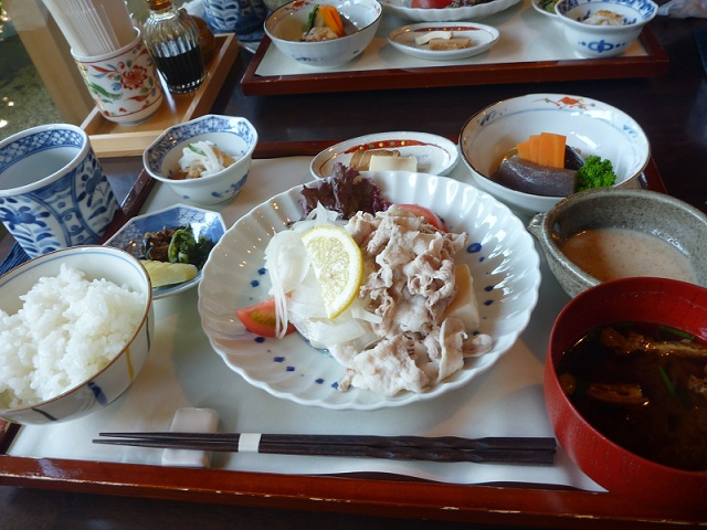 豆腐豚しゃぶ定食