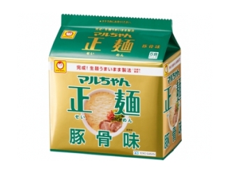 マルちゃん正麺の豚骨味5食入×1袋