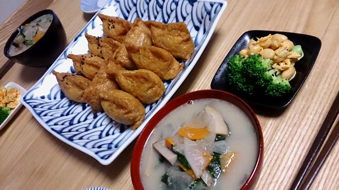いなり寿司定食