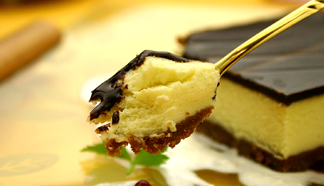 噂のチョコレートチーズケーキ