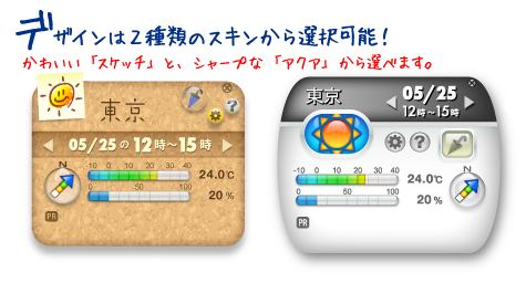 デスクトップで最新の天気予報がわかる 天気予報コム 役立つフリーソフトを集めました