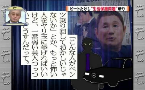 たけし「一番弱い芸人つっついてどうすんだつうーの」