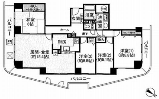梶原のおかんのマンションの間取りワロタｗｗｗｗｗｗｗｗｗｗｗｗ流石ローンが月額40万円！ひっろぉぉぉぉい！！！.