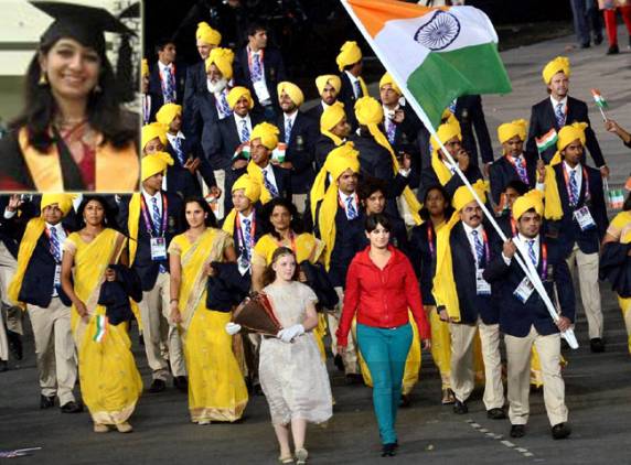 五輪開会式に謎の女性紛れ込む インド選手団と仲良く行進し、その後逃亡