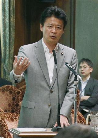参院決算委で質問に答える玄葉外相＝２２日午後