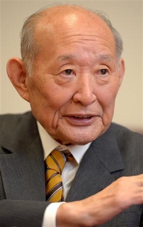 民主党の藤井裕久最高顧問