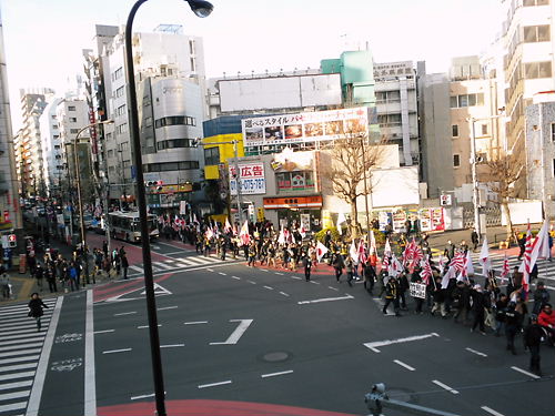 韓国を竹島から叩き出せ！in新大久保20130217