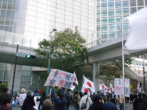 東京　反マスコミデモ20130302