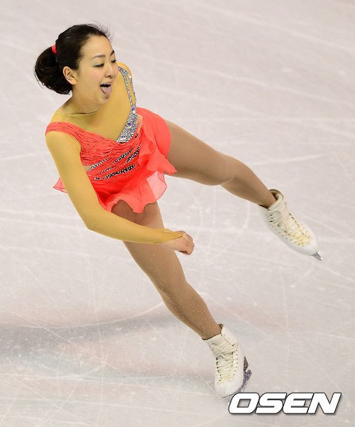 3月15日の読売新聞の夕刊に使われてた浅田真央の写真