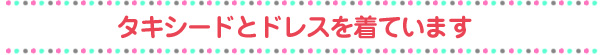 ミッフィーウェイトドールタキシード＆ドレスタイトル