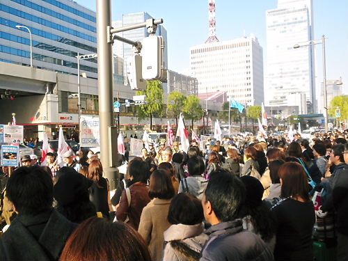 中監会「支那中共をぶっ潰せ！」デモ行進第一弾！20131124