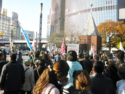 中監会「支那中共をぶっ潰せ！」デモ行進第一弾！20131124