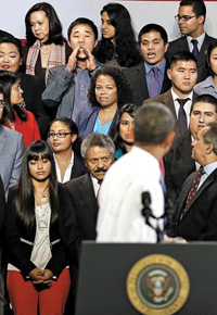 thumb24歳韓国系男性がオバマ大統領の演説を遮る