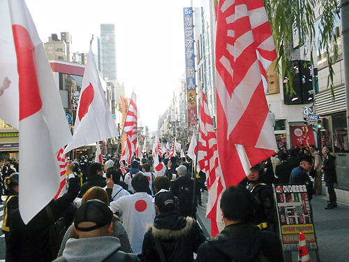 移民政策糾弾デモin銀座20131201