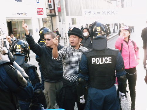 移民政策糾弾デモin銀座20131201アホなレイシストしばき隊