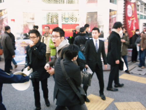 移民政策糾弾デモin銀座20131201アホなレイシストしばき隊