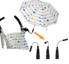 ベビーカー用日傘
