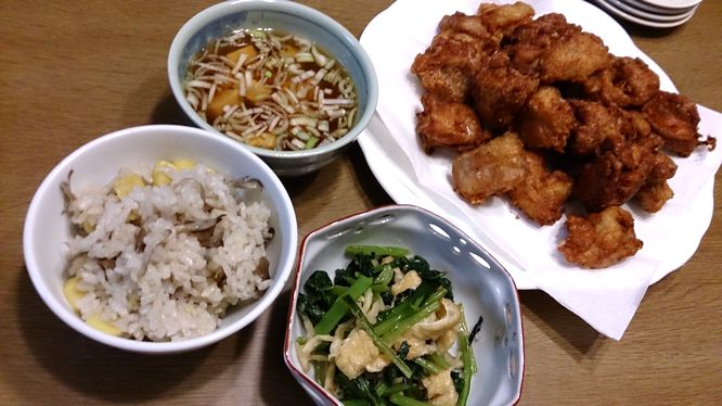唐揚げ定食