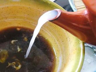 12-12-20　蕎麦湯