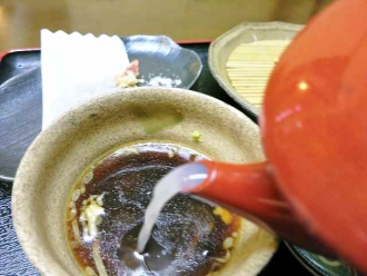 13-12-18　蕎麦湯