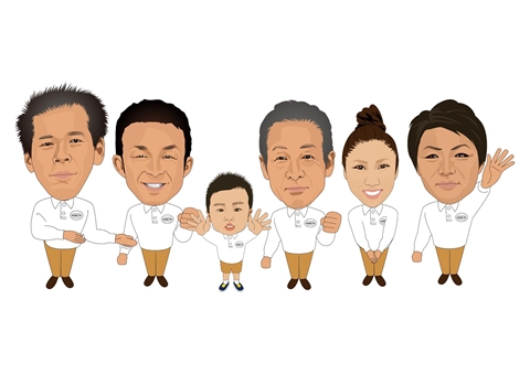 サウンドテック　スタッフ一同整列