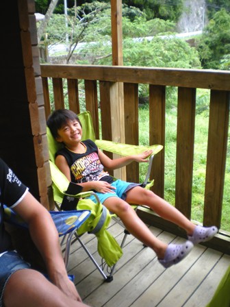 ロッジにてまちゃ②