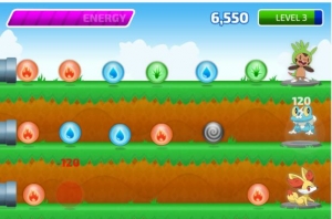 ポケモンエネルギーをあげるパズルゲーム