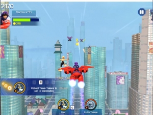 ベイマックスのスカイパトロールゲーム ゲームするしかねえ