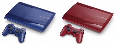 色鮮やかなPS3新色『アズライト・ブルー』『ガーネット・レッド』が2月28日に発売！ 価格は24,980円（税込） - 電撃オンライン
