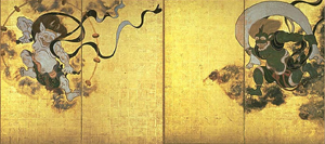 俵屋宗達_風神雷神図屏風