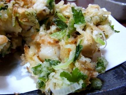 13-4-26　かきあげ子柱たべ